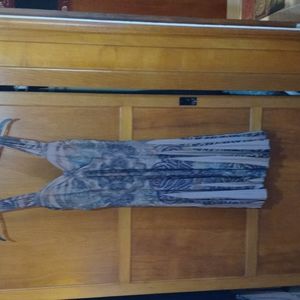 Sleeveless sumner dress multi colored